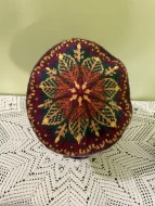 Plum Autumn Knit Hat - (1 of a Kind)