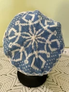 Snowflake Knit Tam (1 of a Kind)