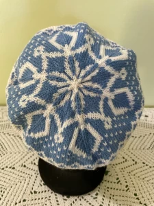 Snowflake Knit Tam (1 of a Kind)