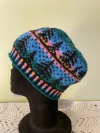 Sunset Through the Trees Knit Tam (1 of a Kind)