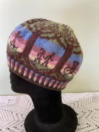 Trees at Dusk Knit Tam (1 of a Kind)