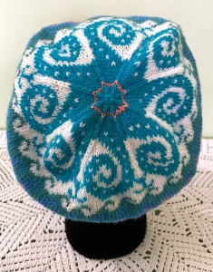 Tropical Octopus Knit Hat (1 of a Kind)