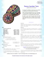 Pansy Garden Tam Pattern