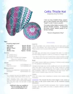 Celtic Thistle Hat Pattern
