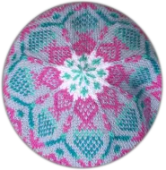 Celtic Thistle Handknit Hat