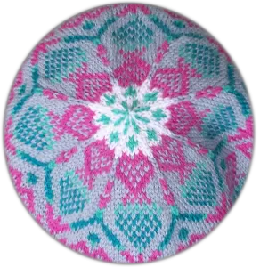 Celtic Thistle Handknit Hat