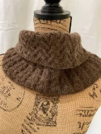 Brown Wool Cowl