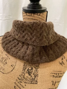 Brown Wool Cowl