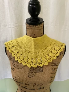 Wool & Silk Lace-edged Scarf/Shawlette